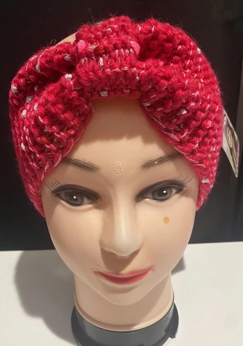 Bowknot Knitted Headbands - Winter Turban Hairbands Women Hair A - photo 4