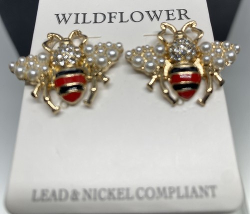 Queen Bee Earrings Wildflower Brand Jewelry Lead and Nickel Comp - photo 3