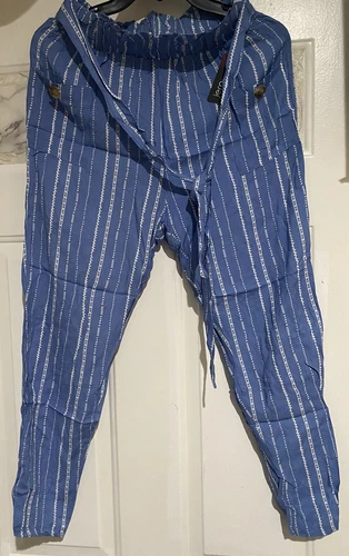 Women's Pants Soft Striped Fabric - photo 3