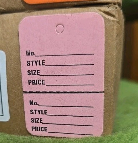 Small pink price tag coupons (2/1000)