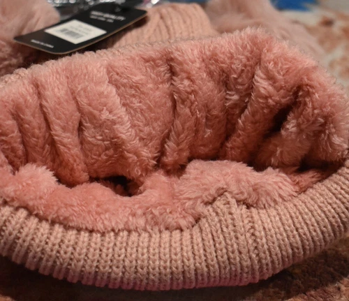 Women Girl Kids Thick Warm Winter Knitted Hat Cap Beanie With Fu - photo 4