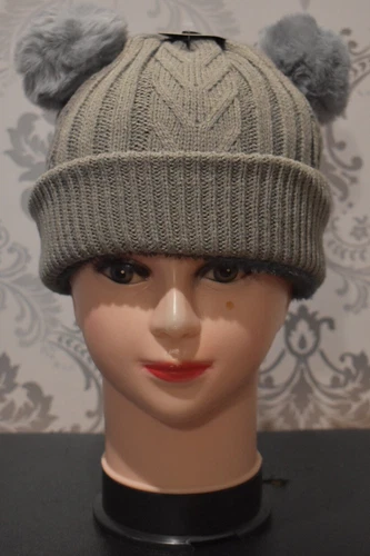Women Girl Kids Thick Warm Winter Knitted Hat Cap Beanie With Fu - photo 5