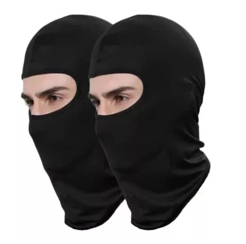 Balaclava for Sun Protection, Wind Protection, Black, One Size