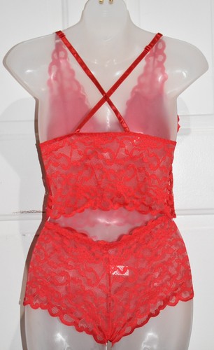Women's Lace Lingerie Set - Red, Black, Curuba, One Size - photo 2