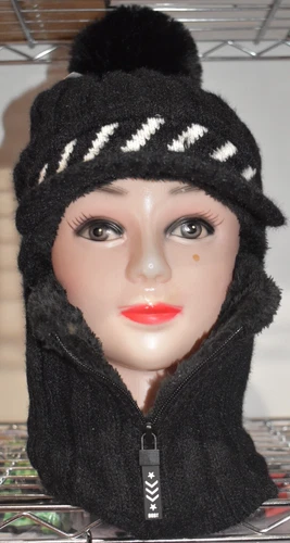 Women's Winter Hat with Visor and Jumpsuit - One Size - photo 3