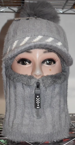 Women's Winter Hat with Visor and Jumpsuit - One Size - photo 4