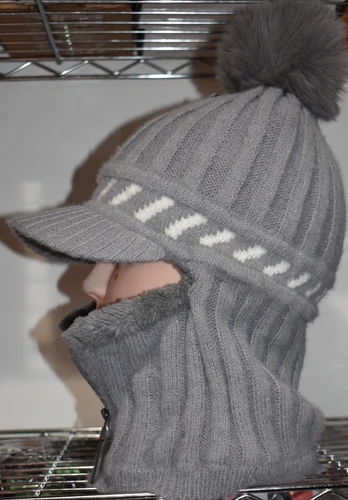 Women's Winter Hat with Visor and Jumpsuit - One Size - photo 5