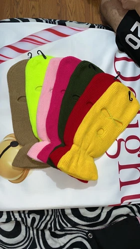 Knit Hat Balaclava Face Cover - Winter Ski Cycling