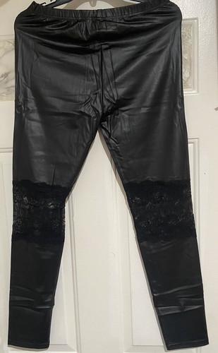 NEILIXIL Women's Leather-Type Pants XL - photo 2