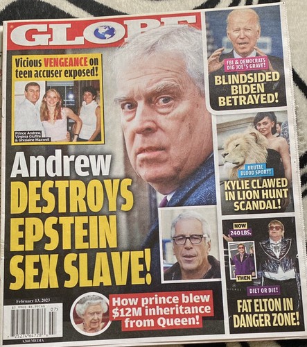 Globe Andrew Epstein Sex Slave Prince Inheritance - photo 3