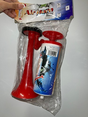 Jumbo Air Horn Pump Hand Push Loud Noise Maker - photo 2