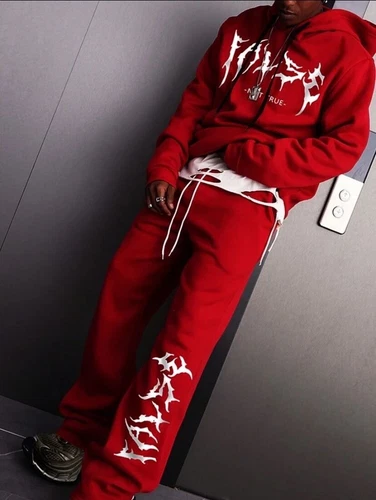 Manfinity Men's Hoodie and Sweatpants Set - Size M