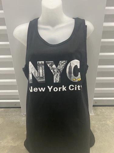 Skeleton T-Shirt NYC Logo Sleeveless Unisex XL - photo 2