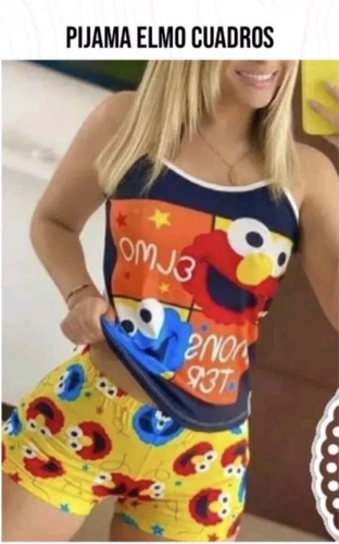 Peach Skin Pajama Set - Disney Characters