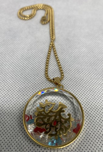 Stainless Steel 11" Long Neck Chain with Mom Medal