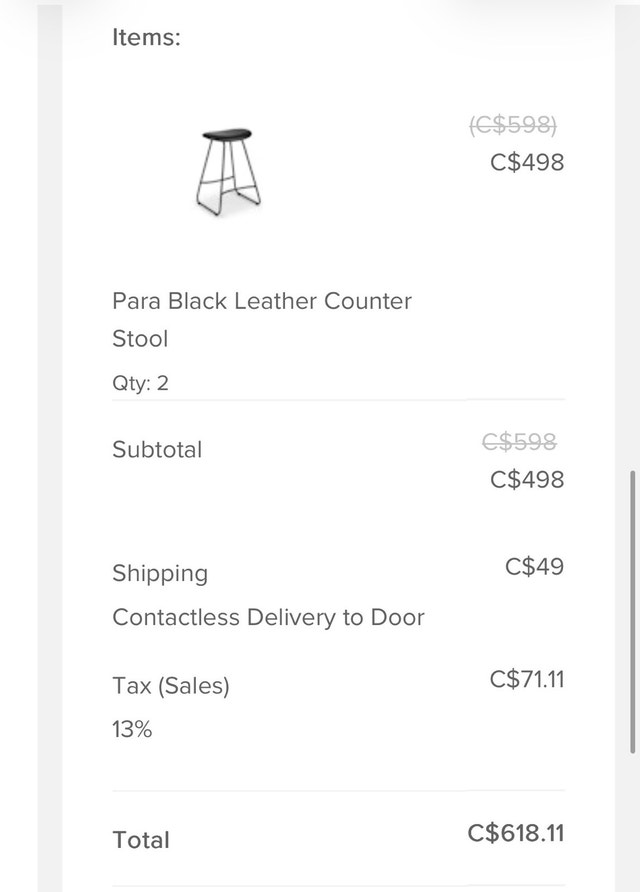 Article Para Genuine Leather Counter Stools (Set of 2) - photo 3