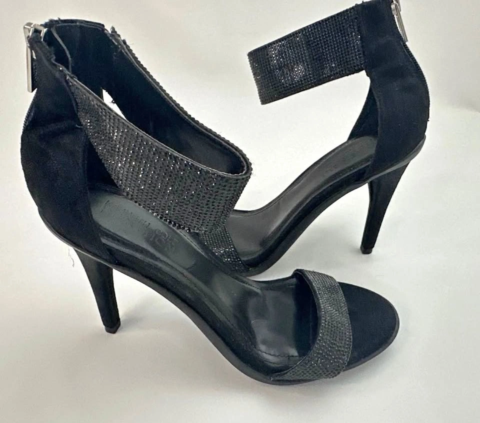 Black Kenneth Cole Reaction Ankle Strap