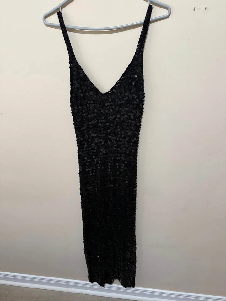 Janhvi Maxi Dress - Black M L size best offer - photo 4