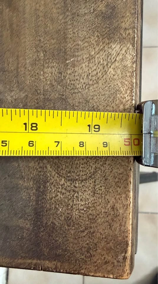 Beautiful wood top and metal frame perfect for entrance or accen - photo 2