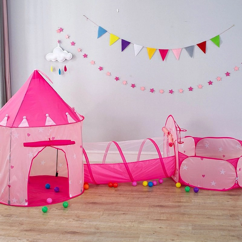 NEW Kids Play Tent with Tunnel & Ball Pits
