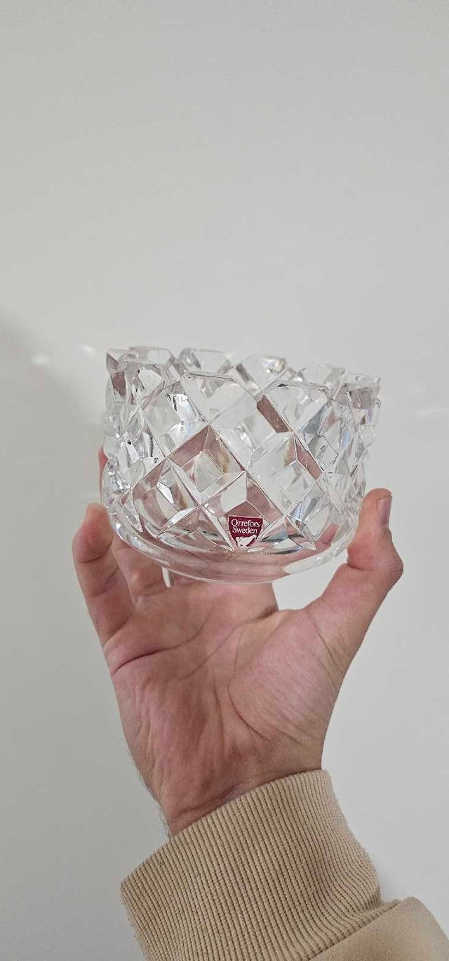Orrefors Sweden Crystal Glass Bowl - photo 3