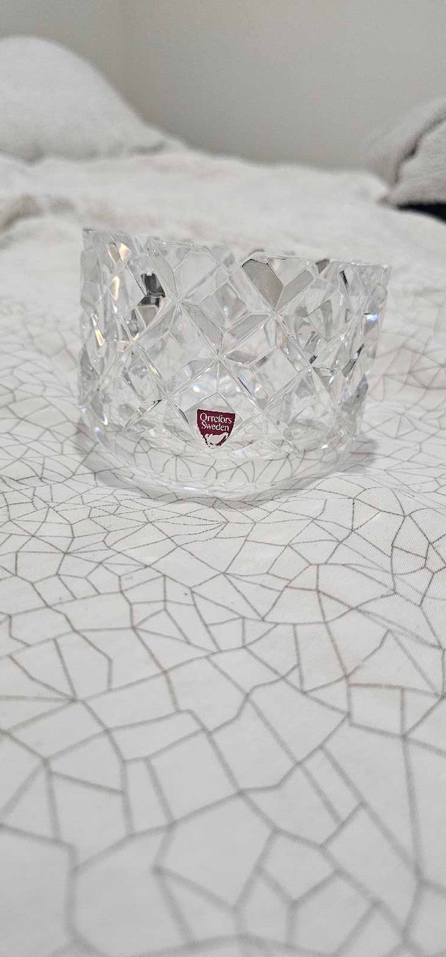 Orrefors Sweden Crystal Glass Bowl - photo 4