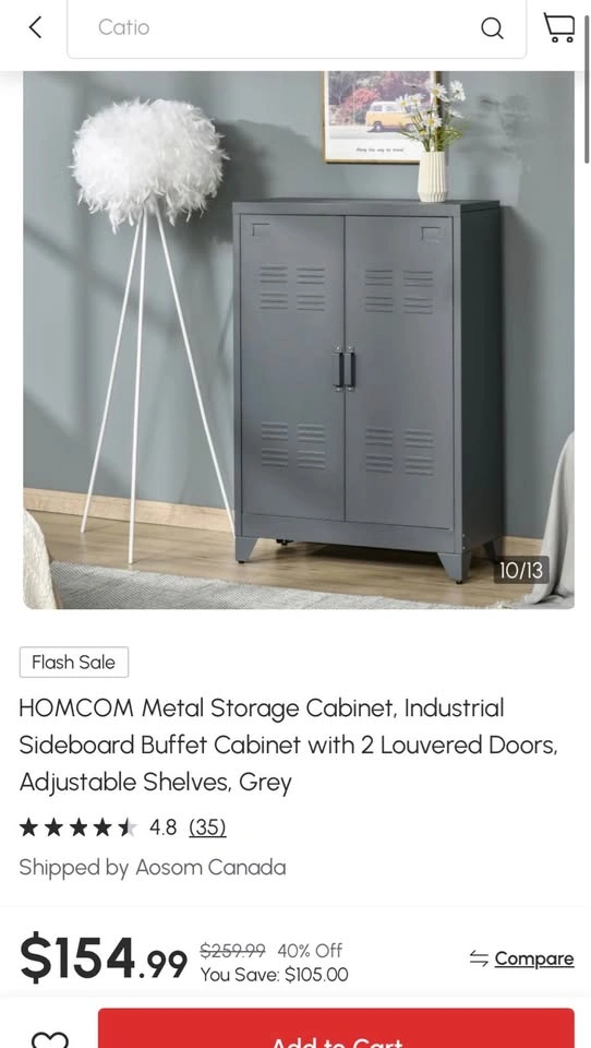 Metal Storage Cabinet!! - photo 2