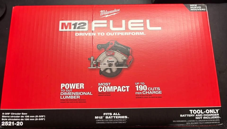 Milwaukee M12 FUEL 5-3/8" Circular Saw 2521-20 - photo 3