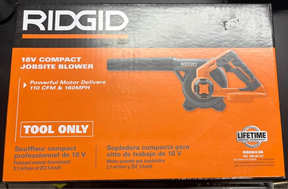 RIDGID 18V Compact Jobsite Blower R86043B - photo 4
