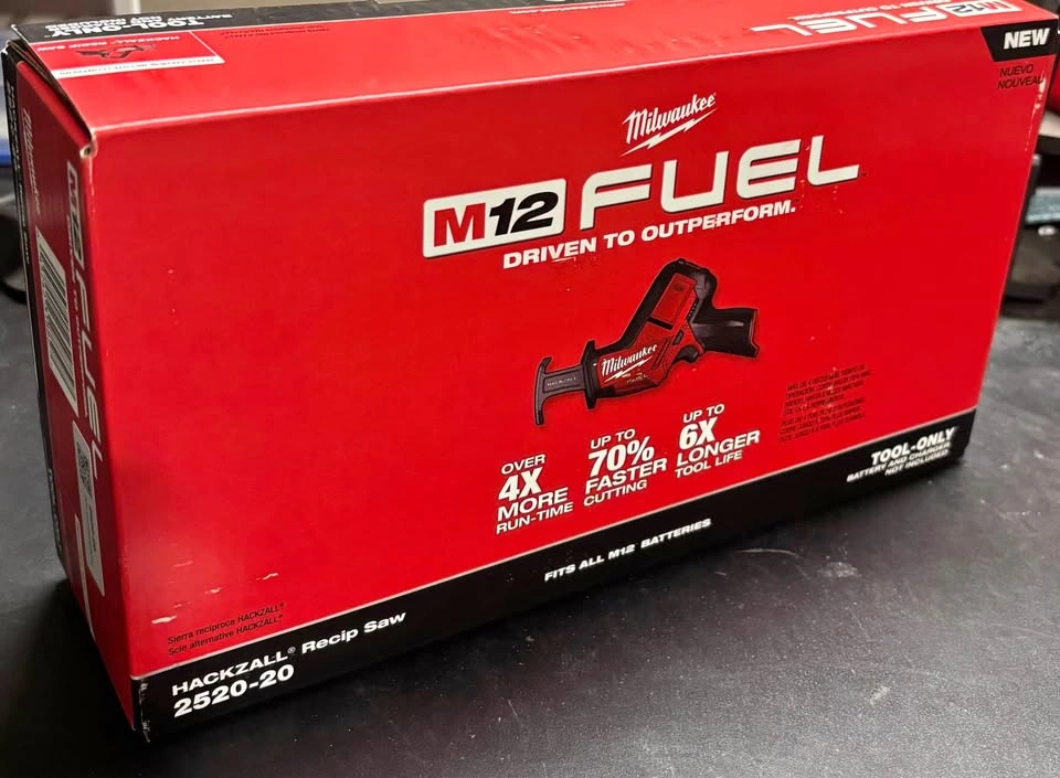 Milwaukee M12 FUEL HACKZALL Recip Saw 2520-20