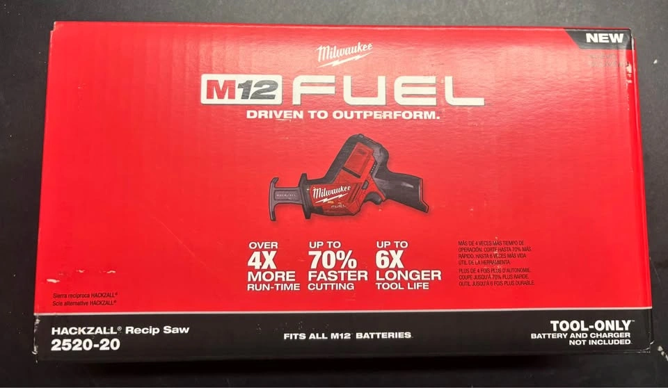 Milwaukee M12 FUEL HACKZALL Recip Saw 2520-20 - photo 4