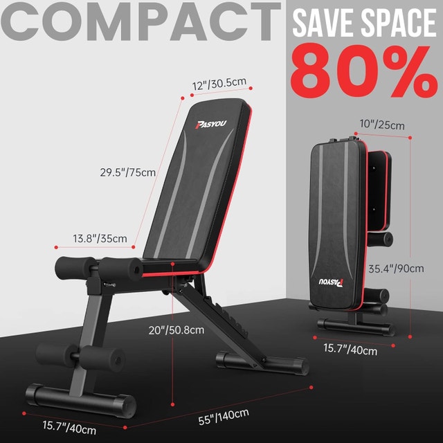 🚨Adjustable Weight Bench – Foldable Workout Bench – $30🚨 - photo 2