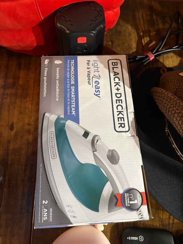 Black+Decker Easy Steam Compact Iron - NEW - $10