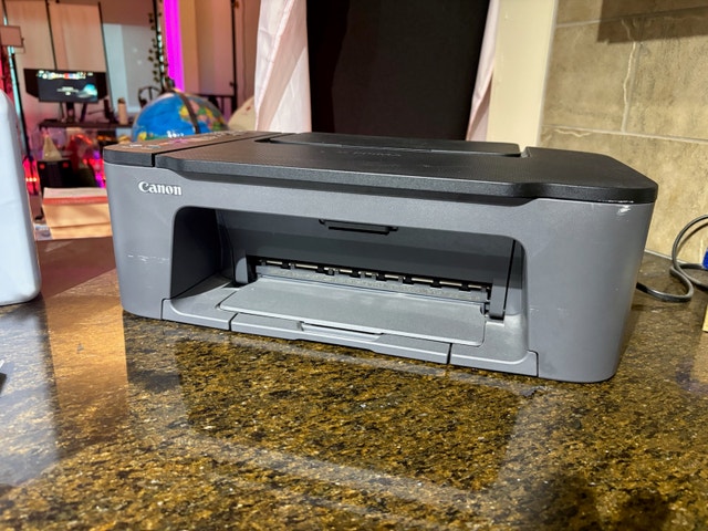 Canon PIXMA TS3420 Wireless Printer – With Ink – $50
