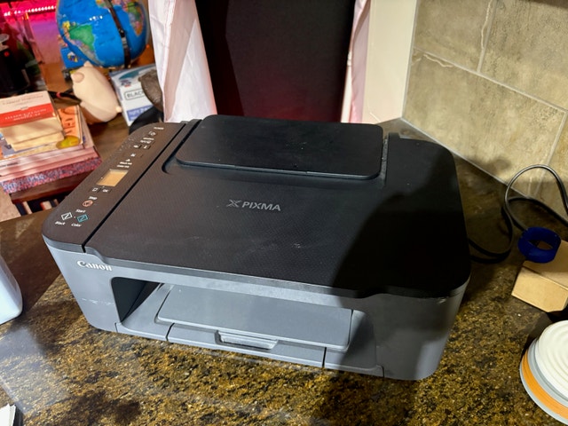 Canon PIXMA TS3420 Wireless Printer – With Ink – $50 - photo 2