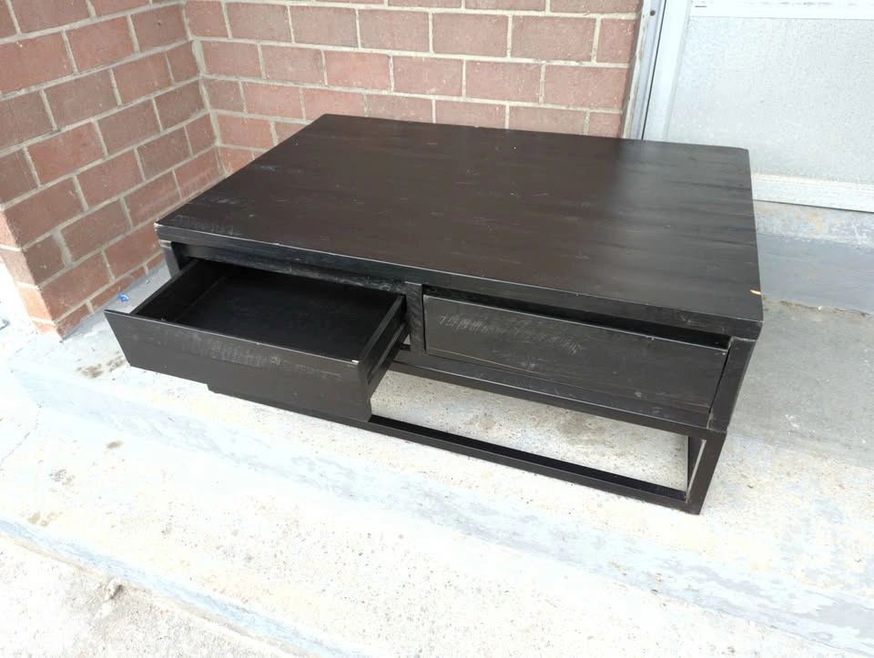Large Coffee Table with Storage - photo 3
