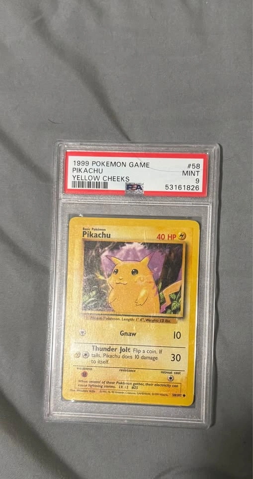 1999 Pikachu Yellow Cheeks PSA 9 - photo 2