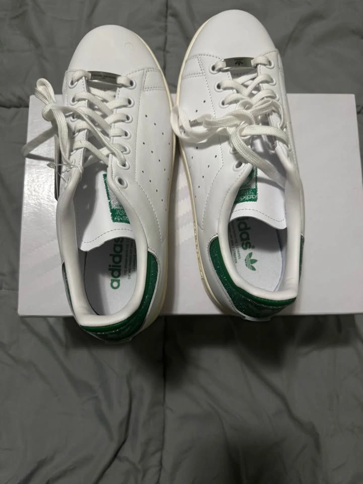 adidas Stan Smith Swarovski White Green - photo 3