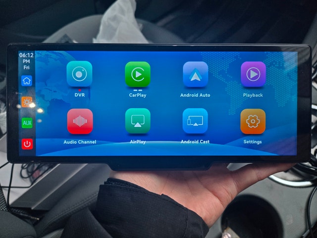 10.26" Wireless Apple & Android Auto Screen w/ Dash+Rear Cam - photo 2