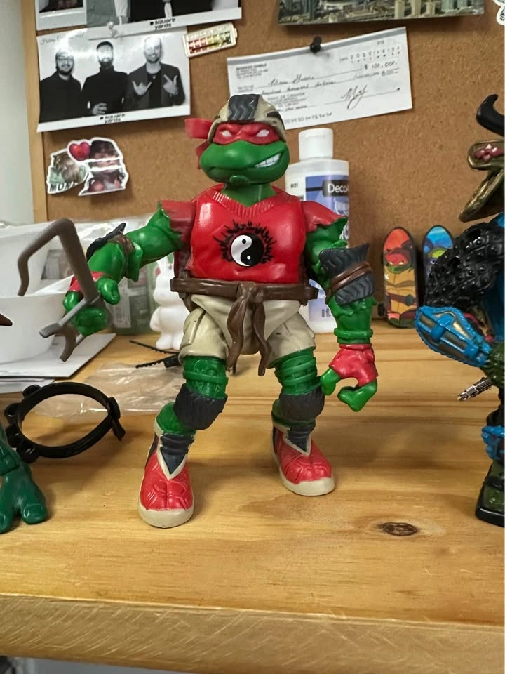 Four Vintage Ninja Turtles Figures - TMNT - 1990-2006 - photo 3