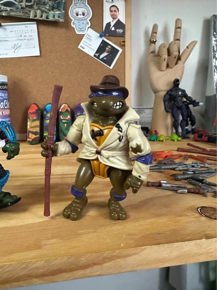 Four Vintage Ninja Turtles Figures - TMNT - 1990-2006 - photo 5
