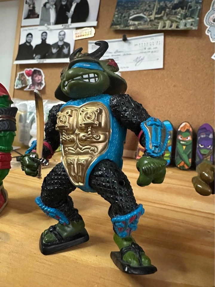 Vintage Samurai Leonardo - 1990 Ninja Turtle Action Figure - photo 3