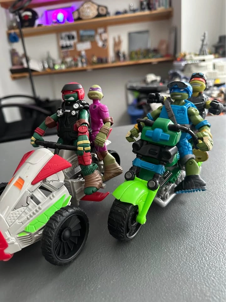 Ninja Turtles Motorcycle Set - TMNT Figures & Vehicles - photo 2