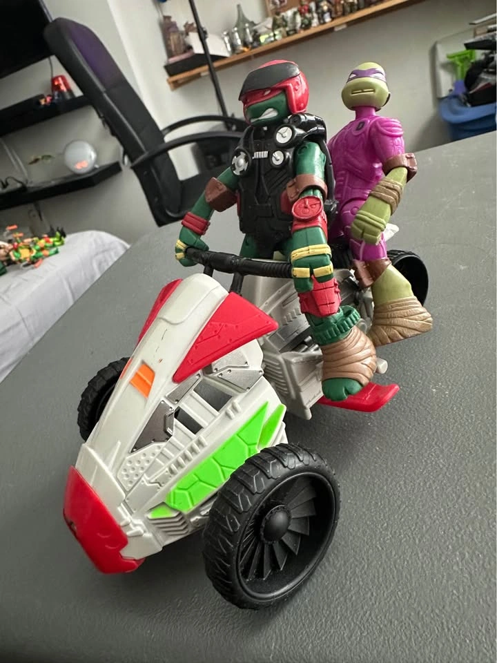 Ninja Turtles Motorcycle Set - TMNT Figures & Vehicles - photo 4