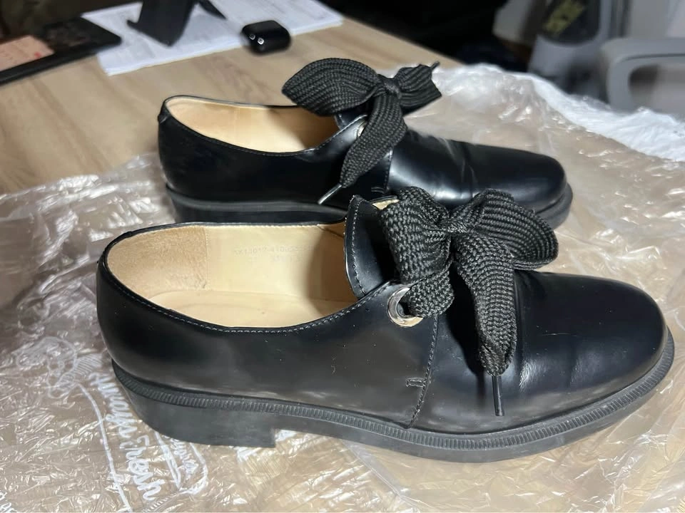 Women's Lace-up Platform Chunky Loafers shoes Size 6.5 - photo 4