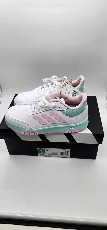 Adidas Tensaur Sport 2.0 K Kids Sneakers US 2 White Pink Mint