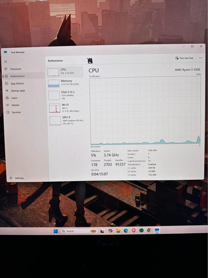 Gaming PC - Ryzen 5 5500 | RX 6650 XT | 1 TB NVME | 16 GB DDR4 - photo 5