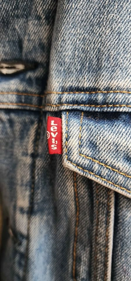 Levi's Sherpa Lined Trucker Jacket Mens Large Blue Light Wash - photo 2