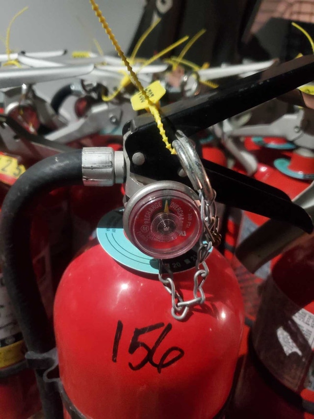 Good fire extinguishers still less then 3 years old for most - photo 2