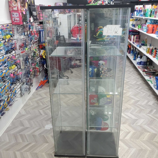 Good Used Glass Display Cases $140 Each